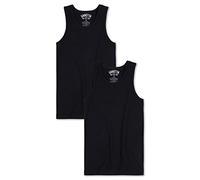 Sanetta Jungen Unterhemd im Doppelpack - super Black (10015), 176