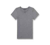 Sanetta Jungen Unterhemd Shirt 1/2 344685, Einfarbig, Gr. 128, Grau (Elite Grey Mel. 1914)