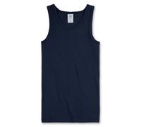 Sanetta Jungen Unterhemd - Shirt ohne Arme, Tank Top, Basic, Organic Cotton, dunkelblau 140 (8-9 Years)