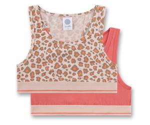 Sanetta - Kid's Doppelpack Bustier 349290 - Alltagsunterwäsche, Gr. 176, rosa (SilverPeony)