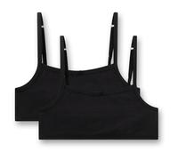 Sanetta - Kid's Doppelpack Bustier 349462 - Alltagsunterwäsche, Gr. 128, schwarz (DarkNavy)