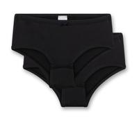 Sanetta - Kid's Doppelpack Cutbrief 349434 - Unterhose, Gr. 128, schwarz (DarkNavy)