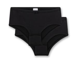 Sanetta - Kid's Doppelpack Cutbrief 349434 - Unterhose, Gr. 128, schwarz (DarkNavy)