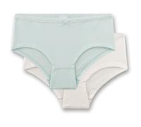 Sanetta - Kid's Doppelpack Cutbrief 349435 - Unterhose, Gr. 164, grau (Skylight)