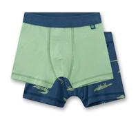 Sanetta - Kid's Doppelpack Shorts 337250 - Unterhose, Gr. 140, grün (TrueBlue)