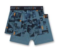 Sanetta - Kid's Doppelpack Shorts 349379 - Unterhose, Gr. 128, blau (Blue)