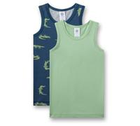 Sanetta - Kid's Doppelpack Top 337257 - Top, Gr. 104, grün (TrueBlue)