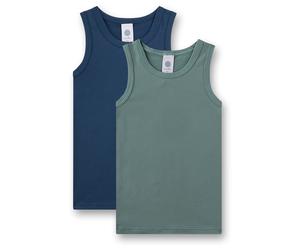 Sanetta - Kid's Doppelpack Top 337322 - Top, Gr. 92, türkis (Khaki)