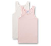 2er-Pack Unterhemden Mädchen Sanetta, uni pudrig rosa Gr. 116