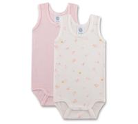 Sanetta - Kid's DP Body Sleeveless 324629+324630 - Alltagsunterwäsche, Gr. 104, weiß (WhitePebble)