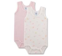 Sanetta - Kid's DP Body Sleeveless 324629+324630 - Alltagsunterwäsche, Gr. 68, weiß (WhitePebble)