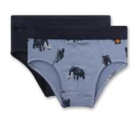Sanetta - Kid's DP Brief 337074 +337075 - Unterhose, Gr. 92, grau/blau (StoneWash)