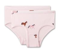 Sanetta - Kid's DP Hipslip 336990+336992 - Unterhose, Gr. 128, rosa/weiß (Rosa)