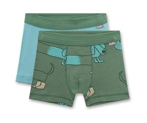 Sanetta - Kid's DP Short 337046+337047 - Unterhose, Gr. 92, oliv (DarkIvy)