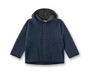 Sanetta - Kid's Jacket 12156 - Fleecejacke, Gr. 74, blau (BlueNight)