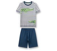 Sanetta - Kid's Pyjama 1/2 233689 - Alltagsunterwäsche, Gr. 116, grau (WhitePebble)
