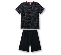 Sanetta - Kid's Pyjama 1/2 245839 - Alltagsunterwäsche, Gr. 152, schwarz (DarkNavy)