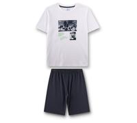 Sanetta - Kid's Pyjama 1/2 246163 - Alltagsunterwäsche, Gr. 152, weiß (White)