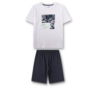 Sanetta - Kid's Pyjama 1/2 246163 - Alltagsunterwäsche, Gr. 164, weiß (White)
