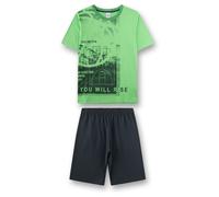 Sanetta - Kid's Pyjama 1/2 246166 - Alltagsunterwäsche, Gr. 128, grün (MayGreen)