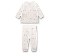 Sanetta - Kid's Pyjama Long 222174 - Schlafanzug, Gr. 104, weiß (WhitePebble)