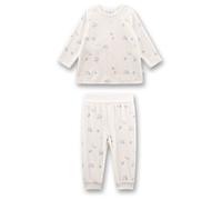 Sanetta - Kid's Pyjama Long 222174 - Schlafanzug, Gr. 92, weiß (WhitePebble)