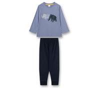 Sanetta - Kid's Pyjama Long 233581 - Schlafanzug, Gr. 92, grau (StoneWash)