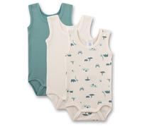 Sanetta - Kid's Set Body 0/0 324937 3-Pack - Alltagsunterwäsche, Gr. 80, weiß (Chalk)