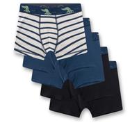 Sanetta - Kid's Set Shorts 337256 5-Pack - Unterhose, Gr. 128, blau (WhitePebble)