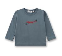 Sanetta - Kid's Shirt 12279 - Longsleeve, Gr. 62, grau (BlueShaddow)