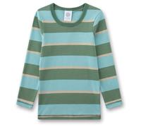 Sanetta - Kid's T-Shirt 1/1 Stripes 337080 - Longsleeve, Gr. 116, türkis (BlueMarine)