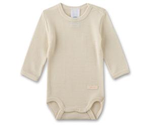 Sanetta - Kid's Wool Body L/S - Merinounterwäsche, Gr. 92-98, beige (Nature)