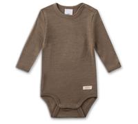Sanetta - Kid's Wool Body L/S - Merinounterwäsche, Gr. 92-98, braun (Beige)