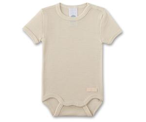 Sanetta - Kid's Wool Body S/S - Merinounterwäsche, Gr. 68-74, beige (Nature)