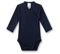Sanetta - Kid's Wrapover Body 1/1 Wool - Merinounterwäsche, Gr. 44-50, blau (LightNavy)