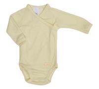 Sanetta - Kid's Wrapover Body 1/1 Wool - Merinounterwäsche, Gr. 68-74, beige (Nature)