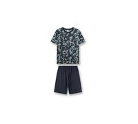 SANETTA Kinder Pyjama T-Shirt und Shorts dark slade grau | 152