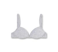Sanetta Mächen-Soft Cup Bra grau | Bequemer und angenehmer BH ohne Bügel für Mädchen aus einem Baumwoll-Mix. Unterwäsche für Mädchen