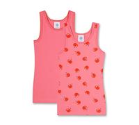 Sanetta - Unterhemd AN APPLE A DAY 2er-Pack in rosa Gr.92