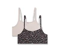 Sanetta Mädchen 347831 Sport-BH, Shale, 176 (2er Pack)
