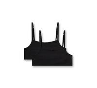 Sanetta - Kid's Doppelpack Bustier 349462 - Alltagsunterwäsche, Gr. 152, schwarz (DarkNavy)