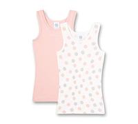 Sanetta Mädchen Beige Unterhemd Im Doppelpack, White Pebble, 92 EU