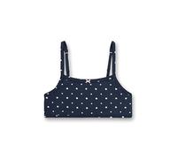 Sanetta Mädchen-Bustier Dunkelblau Dots | Bequemes und angenehmes Bustier für Mädchen aus Baumwoll-Mix. Unterwäsche für Mädchen 176