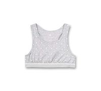 Sanetta Mädchen Bustier grau Sport-BH, hellgrau Melange, 152