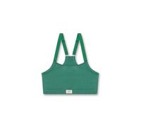 Sanetta Mädchen-Bustier Grün | Bequemes und angenehmes Viskose-Baumwoll-Mix-Bustier - Unterwäsche mit schmalen Trägern aus Rippe