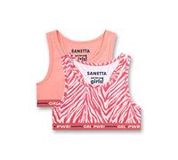 Sanetta Mädchen Bustier im Doppelpack rosa Sport-BH, Rose, 176