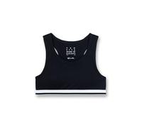 Sanetta Mädchen-Bustier Schwarz | Bequemes und angenehmes Bustier für Mädchen aus einem Baumwoll-Mix. Unterwäsche für Mädchen