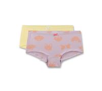 Sanetta Mädchen-Cutbrief (Doppelpack) rosa | Hochwertige und nachhaltige Unterhose für Mädchen aus Bio-Baumwoll-Mix. Inhalt: 2er Set Unterwäsche für Mädchen