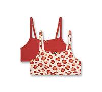 Sanetta Mädchen Doppelpack Bustier rosa Sport-BH, Rosewood, 164