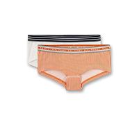 Sanetta Mädchen Doppelpack Cutbrief orange Unterwäsche, Mandarin, 164 (2er Pack)